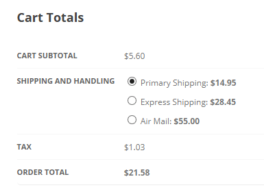 weight shipping woocommerce